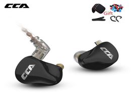 CCA CA16 7BA1DD Hybrid Drivers in Eartone Earphone avec un casque de surveillance HIFI de câble 2pin pour KZ ZSN Pro ZST ZSX C12 C16 A10 Z1D7961150