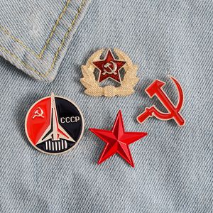 CCCP Enamel Pin Custom Cold War Badge USSR Brooches for Bag Lapel pin Buckle Vintage Jewelry Gift Military Fans Friend