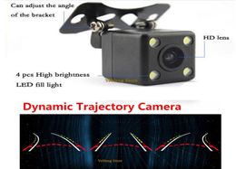 Caméra de recul CCD grand angle étanche pour voiture, piste de trajectoire dynamique, avec 4 LED, Vision nocturne, Kit d'aide au stationnement étanche9622749