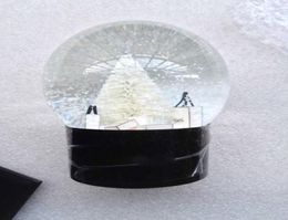 Boule à neige CClassics avec arbre de Noël à l'intérieur de la voiture, boule de cristal, nouveauté spéciale, cadeau de Noël avec boîte cadeau 2322184