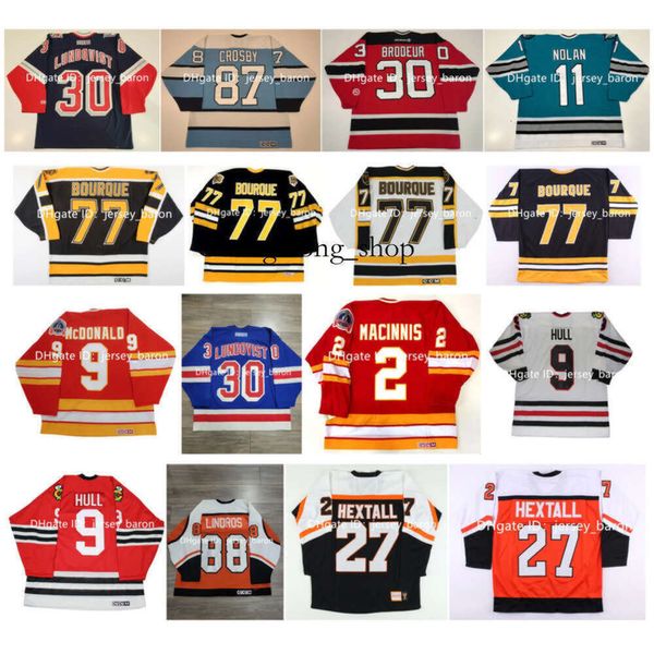 CCM Ray Bourque GH Hockey Jersey Al Innis Lanny Mcdonald Bobby Hull Sidney Crosby Henrik Lundqvist Martin Brodeur Owen Nolan Eric Lindros Ron rare