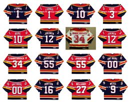 CCM Vintage Panthers Hockey Jersey Roberto Luongo Pavel Bure Olli Jokinen John Vanbiesbrouck Ed Jovanovski Scott Mellanby Nathan Horton Stephen Weiss Taille