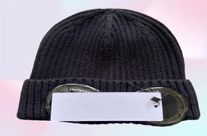 Ccp deux lentilles hommes casquettes coton tricoté chaud bonnets extérieur trackcaps décontracté hiver coupe-vent chapeaux lentille amovible 3519067