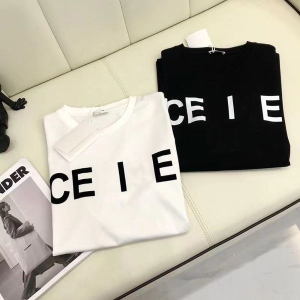 CCS T-shirt T-shirt de créateur pour hommes Étiquette imprimée Qualité Manches courtes Mode hommes et femmes T-shirt court couple modèle coton luxe vêtements hip hop pour hommes 778