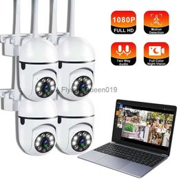 CCTV -Objektiv 1080p 5GHz WiFi -Kameras Videoüberwachung IP -Kameras Outdoor Security Protection Monitor 4.0x Zoom Home Wireless wasserdichte YQ230928