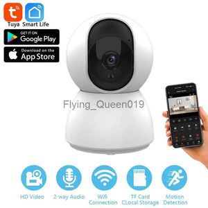 Objectif CCTV 1080P Tuya Smart Mini caméra IP WiFi Surveillance sans fil intérieure suivi automatique de la sécurité à domicile humaine CCTV bébé moniteur pour animaux de compagnie YQ230928