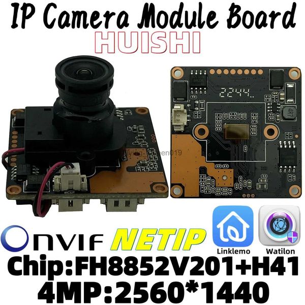 Objectif CCTV 2K 4MP 2560*1440 25FPS FH8852V201 + H41, Module de caméra IP, carte IRcut M12, NETIP, détection de mouvement humain, P2P Cloud Raidator YQ230928