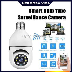 CCTV Lens 3MP 2MP IP Bulb Surveillance Camera AI Human Detect Night Vision Wireless Home Camera CCTV Video Security Baby Monitor Video YQ230928