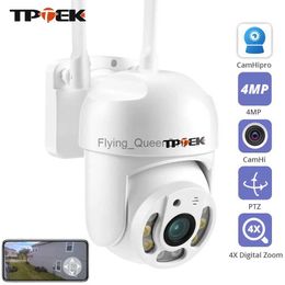 CCTV-lens 4MP PTZ WIFI IP-camera 1080P CCTV-bewaking Beveiliging Wi-Fi Buiten 4X digitale zoom Straat CamHipro CamHi Camara YQ230928