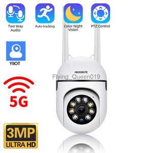 CCTV Lens 5G Dual Band WiFi Surveillance Cameras 3MP IP Camera 1080P Full Color Night Vision Security Protection CCTV Outdoor Camera YiloT YQ230928