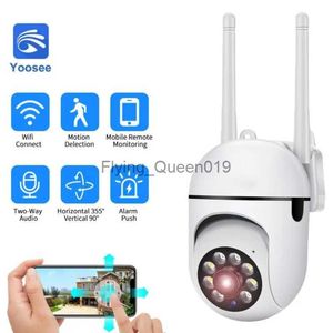 CCTV Lens Ai Menselijke detectie Wifi Camera Videobewaking Buiten Yoosee App Draadloze bewakingscamera Home Security IP-camera 1080p Hd YQ230928