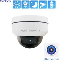 Objectif CCTV Gadinan 4K 8MP PTZ POE caméra IP dôme extérieur 5X Zoom Audio mise au point automatique Surveillance de sécurité 5MP Onvlf P2P caméra de vidéosurveillance XMEye Pro YQ230928