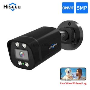 Objectif CCTV Hiseeu 5MP AHD caméra Vision nocturne extérieure CCTV sécurité caméra analogique 2K vidéo Surveillance balle caméra pour AHD DVR système YQ230928