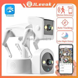 CCTV-lens JLeeok 4K 8MP Dual Lens Hotspot PTZ-camera Dual Screen AI Human Auto Tracking Indoor NVR Beveiliging Surveillance IP-camera Yoosee YQ230928