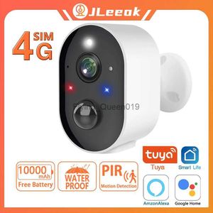 CCTV-lens JLeeok 5MP 4G-camera Ingebouwde 10000mAh-batterij 130 Groothoek PIR Bewegingsdetectie Beveiliging CCTV-bewaking IP-camera YQ230928