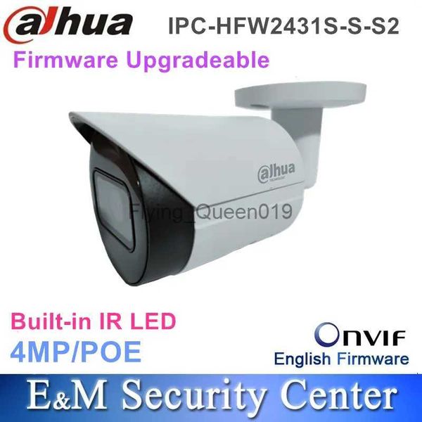 Lente CCTV al por mayor Dahua 4MP IPC-HFW2431S-S-S2 IP67 WDR POE CCTV Mimi vigilancia IR cámara de red tipo bala YQ230928