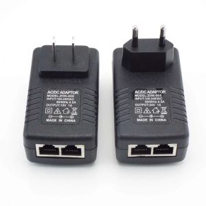 Adaptateur d'alimentation POE de surveillance de la sécurité CCTV 48V 0,5A 15V 24V 1A 12V 2A pour la caméra IP Poe Switch EU / US PLIG