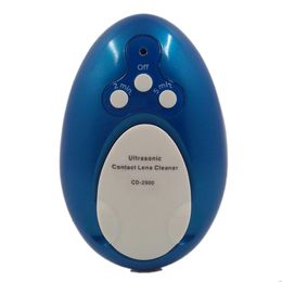 CD-2900 Solution de soin quotidien propre en 2 minutes Couleur Bleu A Nettoyeur de lentilles de contact à ultrasons Dispositif de nettoyage de lentilles de contact