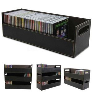 CD DVD Disk Drive Mobile Opbergdoos Case Rack Houder Stapel Lade Plank Ruimte Organizer Container Elektronische onderdelen Pouch 210705