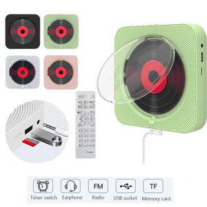 CD-speler Draagbare Bluetooth Ser Stereo FM-radiospelers LED-scherm Wandmontage Muziek met 35 mm hoofdtelefoonaansluiting 230829