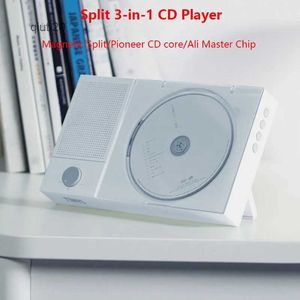 Reproductor de CD Reproductor de CD Split HIF Bluetooth 5.3 Recargable con Altavoz Reproductor de CD Multifuncional Altavoz Bluetooth 30 Segundos AntichoqueL2402