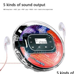 Lecteur CD Yrq90 avec casque filaire 35 mm Petit support de musique Carte TF Affichage numérique Bouton tactile Walkman 230829 Drop Delivery Ele Dhjdf