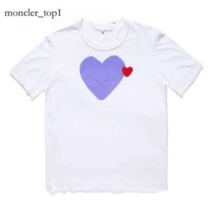 CDG Mens T -shirt Commes Designer T Shirts Love Red Heart Casual Women Quanlity Lovers Shirts Borduurwerk met korte mouwen T -stuk Leisure Streetwear Tide Fashion Sweat 6667