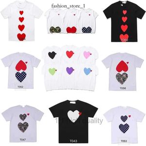 CDGS Hoodie Play Designer Mens T Shirt Japanese Red Love Dames Commes Complete label T -shirt Polo des Badge Garcons katoen borduurwerk cdgs shirt 721