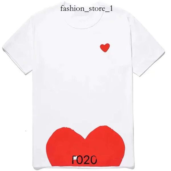 CDGS Hoodie Play Designer Mens T-shirt Japonais Red Love Womens Commes Complete Label Tshirt Polo Des Badge Garcons Coton broderie CDGS Shirt 970