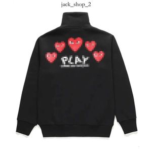 Cdgs sweat-shirts sweteurs pour hommes designer com des garcons jouer à un sweat-shirt noir cdg coeur rouge taille sweat sweat s11 créateur cdgs chemise 961