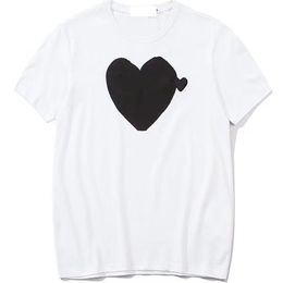 CDG's spelen heren t-shirt Japanse haikyuu-ontwerper t shirts rode hart grafische tee shirts commes des dames t-shirts zomer ademende korte mouw sweatshirts 140