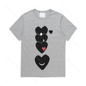 CDGS Play Mens T-shirt Men Designer Tshirts Camouflage Love Vêtements Détend Graphic Te-shir