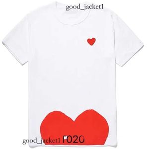 CDGS Shirt Play Designer Mens T Shirt Japanese Red Love Dames Commes Complete label T -shirt Polo des Badge Garcons katoen borduurwerk CDGS Hoodie 779
