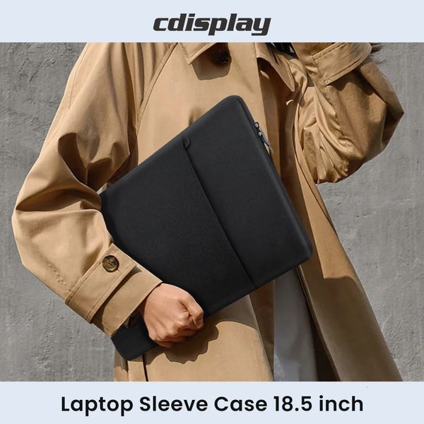 CDISPLAY BOLSA DE LA PAPTOP 18 17 Caso de manga de cuaderno de 156 pulgadas para MacBook Pro 16 14 13 Monitor portátil Portable ThinkPad Dell Computer 240408