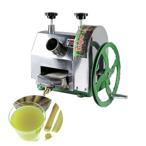 CE 304 50kg/H Commercial Handmatige Suikerriet Saps Sugar Cane Grind Press Machine Extractor Squeezer Handwheel