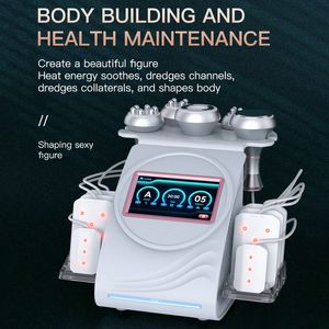 CE-goedgekeurd 5 handgrepen Vetverbrandende lichaamssculptuur 80K Cavitatiemachine Vacuüm RF Gezichtsverstrakking Collageenregeneratie Anti-aging Schoonheidssalon