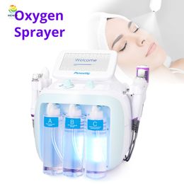 CE approuvé 6 en 1 Hydro Dermabrasion Peeling Oxgen Facial Hydro Face Therapy Beauty machine