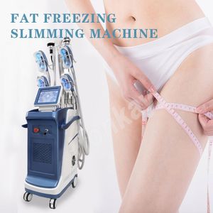 Aprobado por la CE Cryo Cavitation Rf Body Slimming 360 Cryo Body Shaping Machine 5 manijas con lipo láser