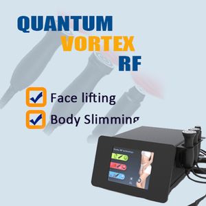 CE Approuvé dernière arrivée portable Quantum Vortex Emitter RF peau de levage de peau radiofréquence peaux resserrant le corps amincissant la machine de beauté