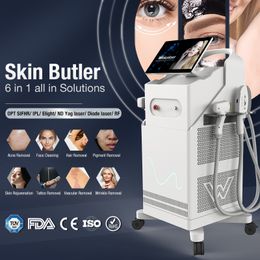 CE goedgekeurd Opt IPL Elight RF ND YAG Laser Tattoo Removal IPL Skin Rejuvenation Beauty Machine
