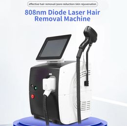 Laser à diode portable approuvé CE 808nm Épilation du corps entier pour tous les types de peau Élimination des racines des follicules multi-longueurs d'onde Salon de blanchiment de la peau