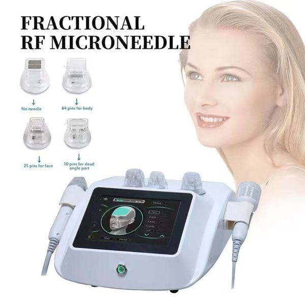 Máquina de microagujas Rf fraccional para tratamiento del acné, estiramiento de la piel, radiofrecuencia, aprobado por la CE