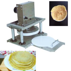 Presse à nouilles à Pizza à Pizza électrique commerciale CE 22 cm Machine à presser les nouilles à la farine de blé Machine à saisir les gâteaux Machine à tortillas