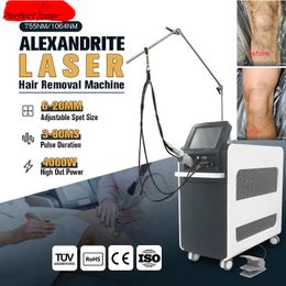 CE FDA aprobado 755 Alex Laser 1064 Nd Yag Máquina Depilación Equipo Alejandrita Láser Alejandrita Dispositivo Alex de doble longitud de onda