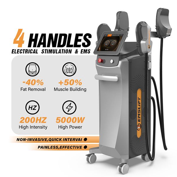 CE FDA approuvé HIEMT Portable EMSzero Mavhine Autre équipement de beauté DLS-emslim NEO RF Machine de levage d'expédition EMS EMT 5000w 14 Tesla