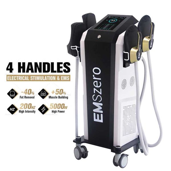 CE FDA Ems Masajeador adelgazante para pérdida de peso HI EMT 200HZ Pulse Muscle Building Burn Fat Emslim máquina