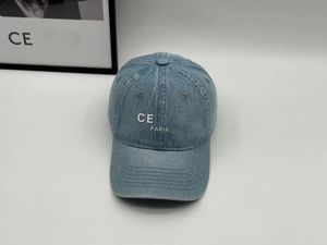 CE Men Ball Caps Designer Luxe gewassen oude honkbal cap revivalisme zomer vrouwen casual Oldschool Street Caps