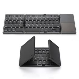CE ROHS opvouwbaar toetsenbord vouwen draadloze Bluetooth Tastatur -muis en toetsenbord voor Apple
