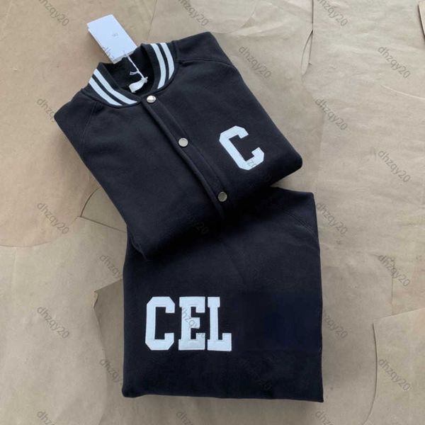 Ce Sweat Baseball Veste Designer Coupe-Vent Vestes Automne Hiver Dos Lettre Brodée Manteau Chaud Campus Style Hommes et Femmes Cardigan Polyvalent