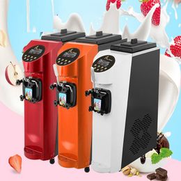 CE TAFEL TOP Mini Softy Italiaanse Chinese Soft Serve Serve Serve Ice Cream Machine Maker Home Gebruik zelfgemaakte kleine ijsvorming machine